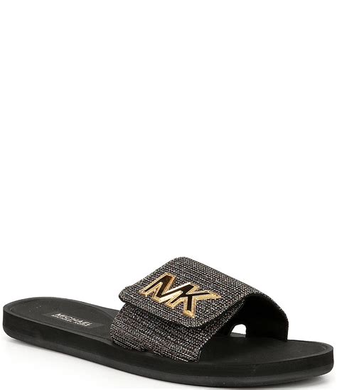 michael kors clear slides|Michael Kors slides on sale.